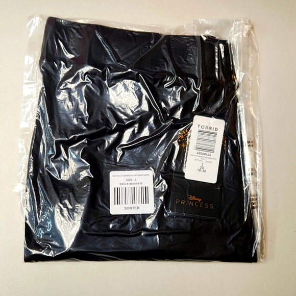 ❤️NWT VINTAGE TORRID LEGGING - DISNEY LITTLE MERMAID - ARIEL FLOCKED - PLUS SIZE - Picture 7 of 16